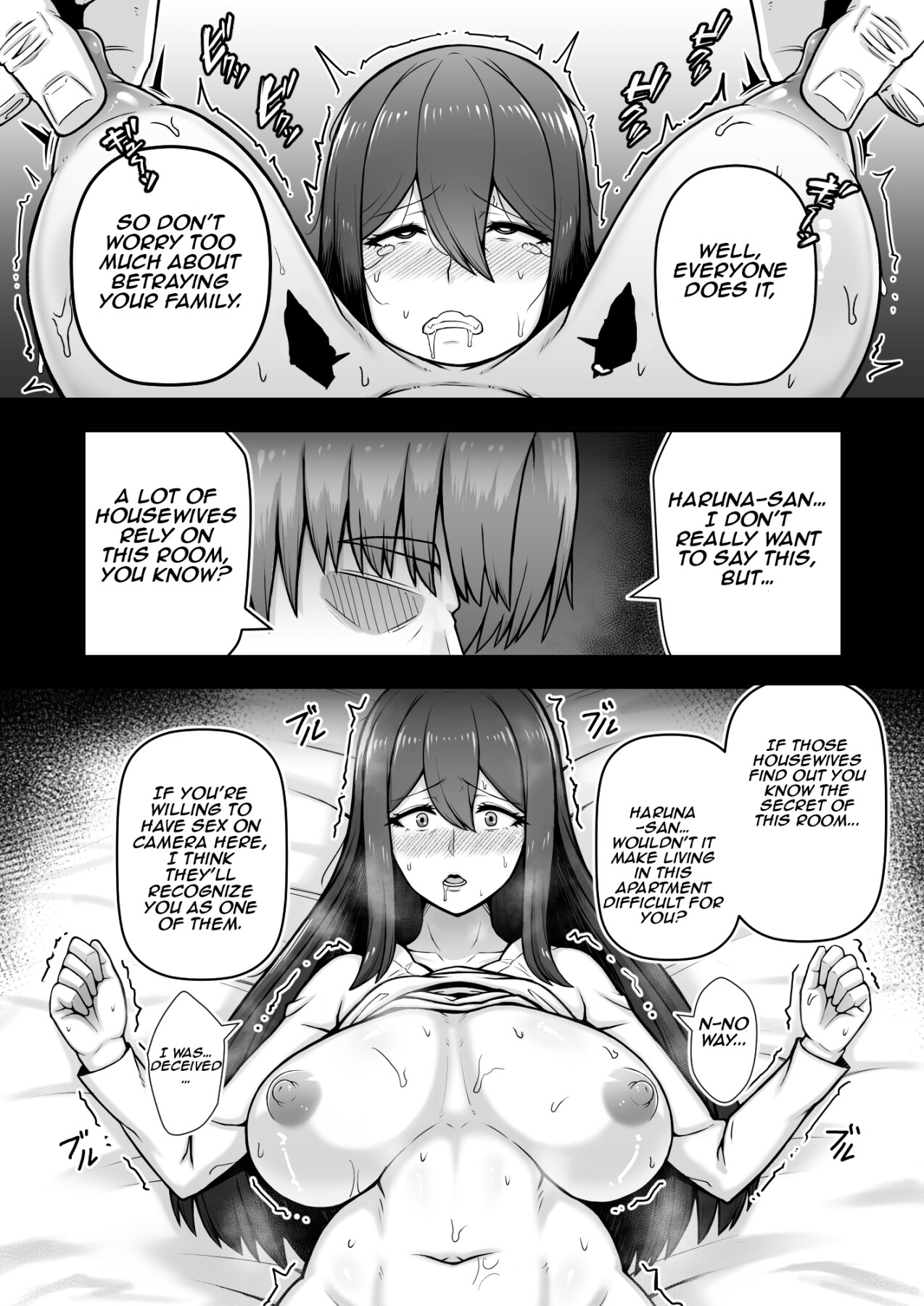 Hentai Manga Comic-She was a lewd housewife who falls into depravity for money-Read-9